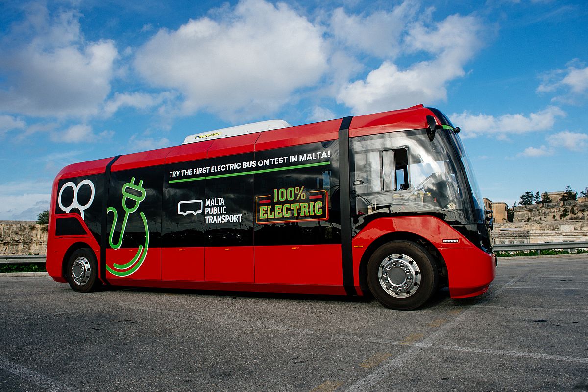 VERO – the first electric bus on test in Malta