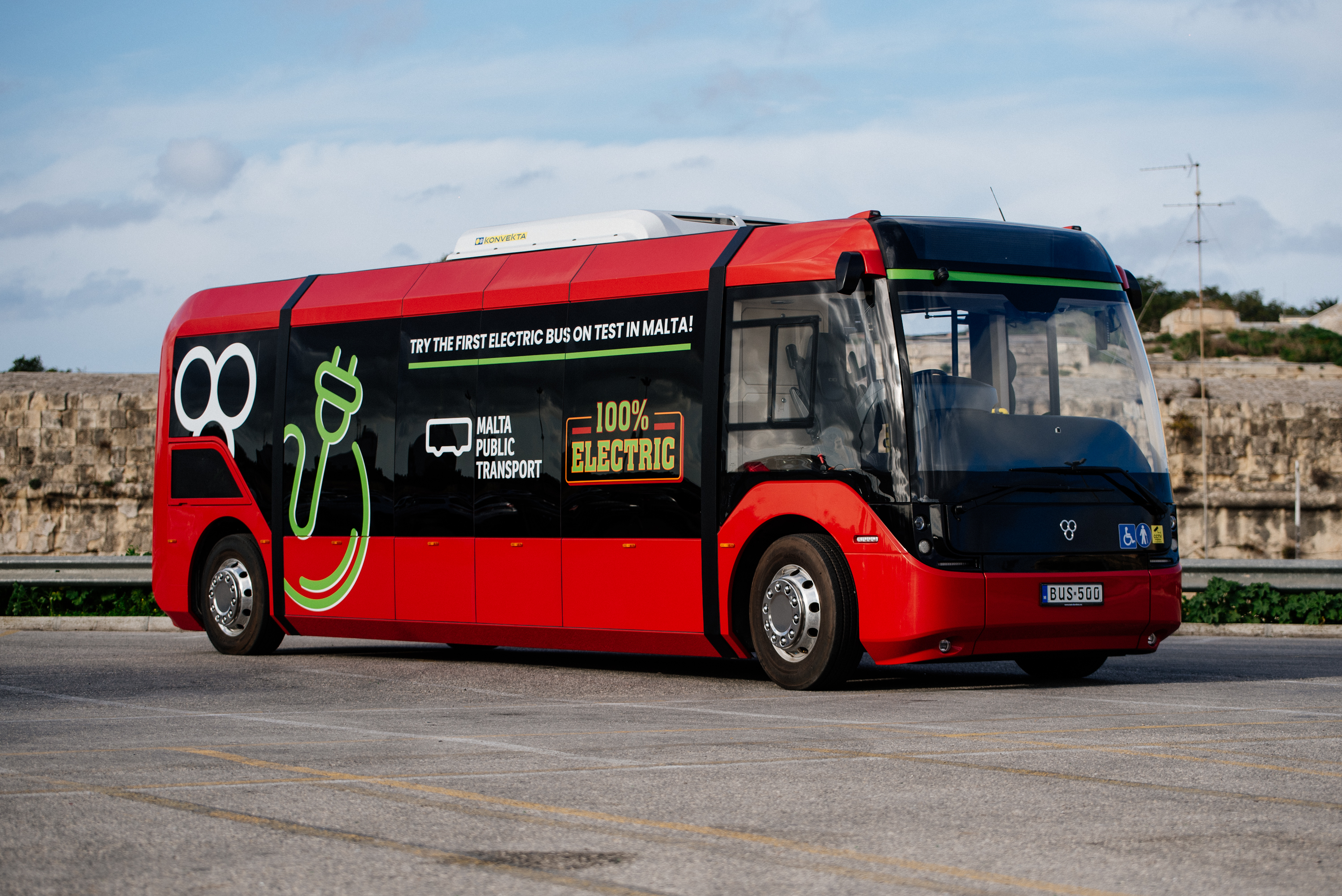 vero, e-bus, city bus, Malta public transport